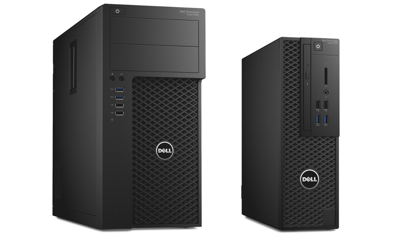 Dell Precision 3620 Wydajne desktopy o niewielkich rozmiarach