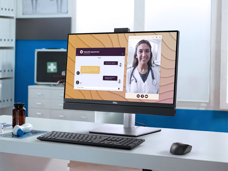 Dell Pro 24 All-in-One Plus prwy bok obudowy