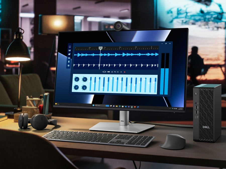 Dell Pro Max Micro na biurku