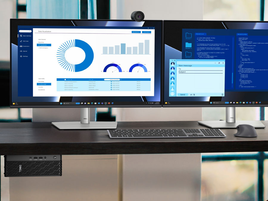 Dell Pro Max Micro pod biurkiem