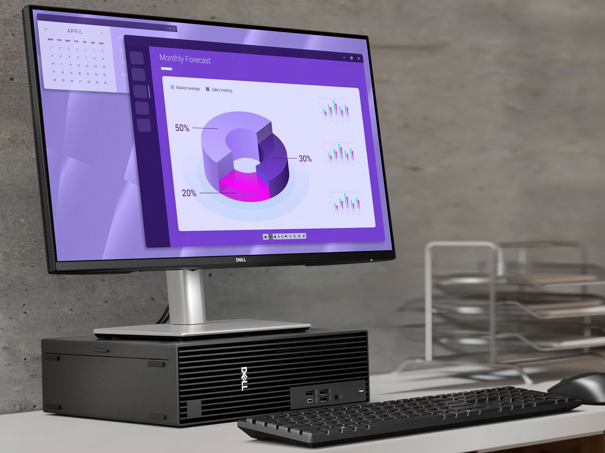 Dell Pro Slim Plus na biurku