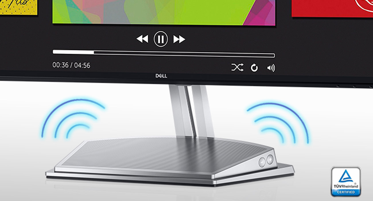 Dell S2418H dwa głośniki oraz certfikat TUV