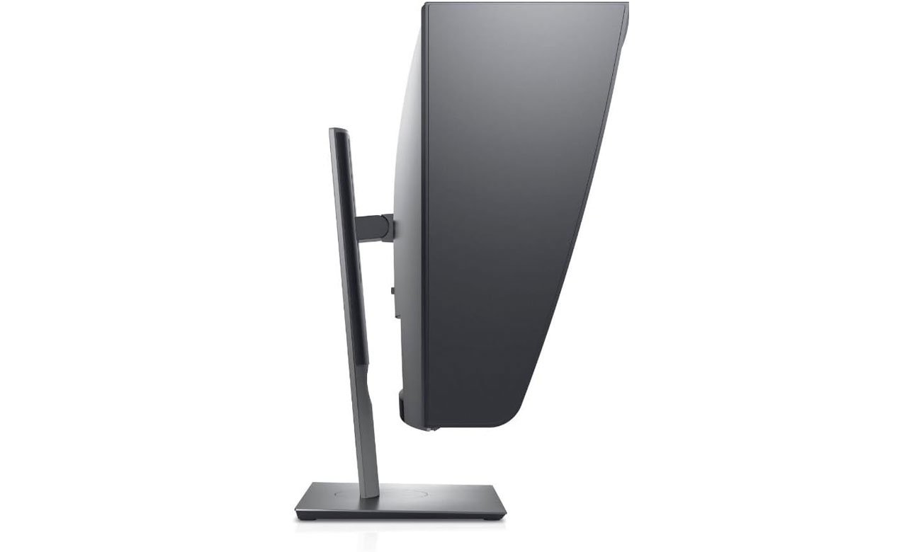 Dell UP2720QA widok z boku, kaptur ochronny