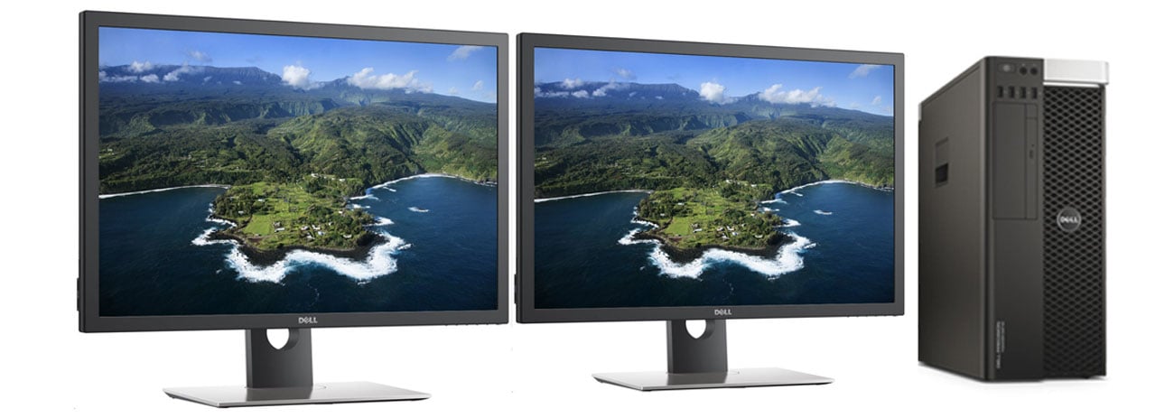 Monitor LED Dell UP3017 wygoda pracy ustawienia wysokości pochylenia obrotu łączenie szeregowe drugi ekran