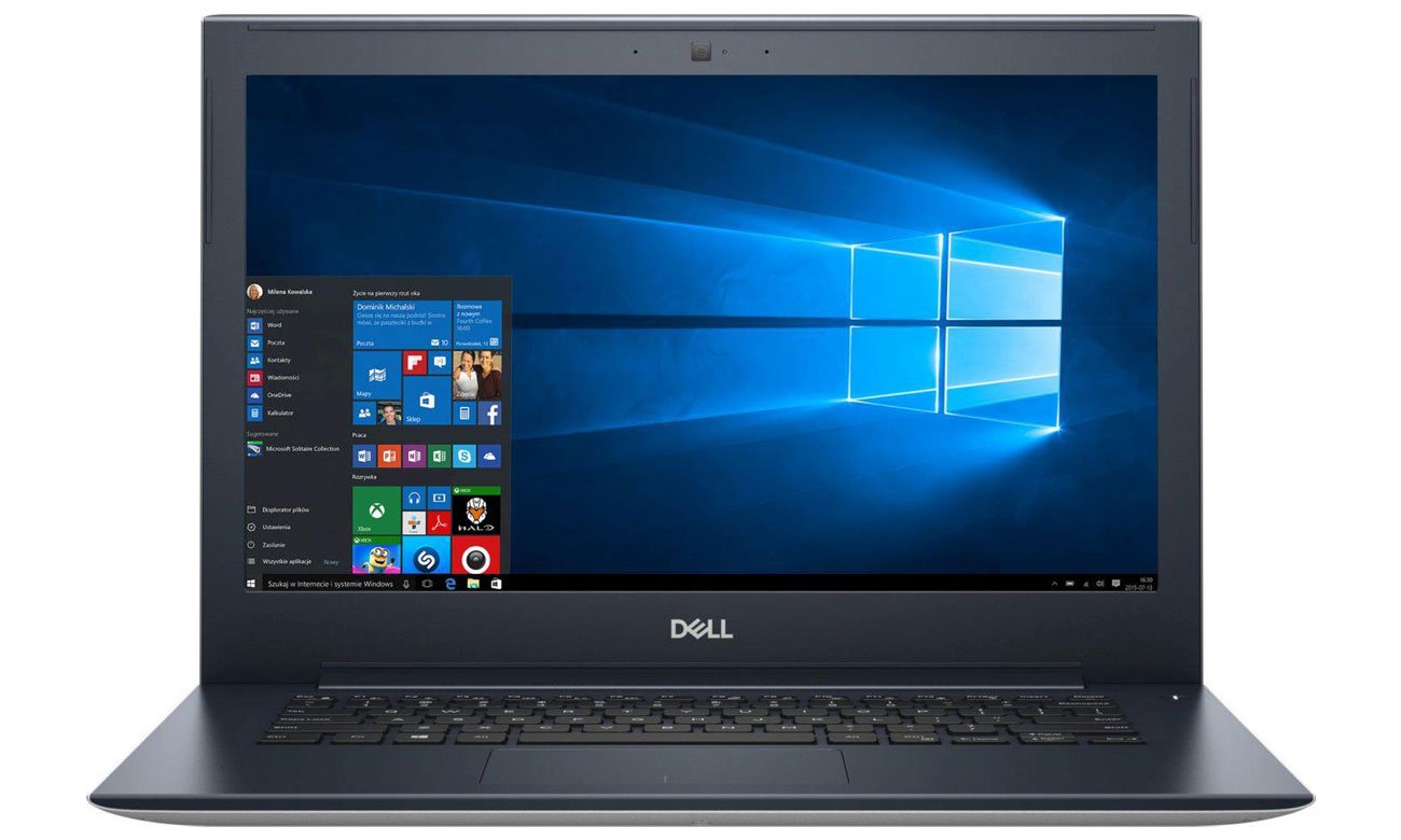 Dell Vostro 5471 Wyjątkowa ostrość obrazu, Doskonały dźwięk i jakość wideokonferencji