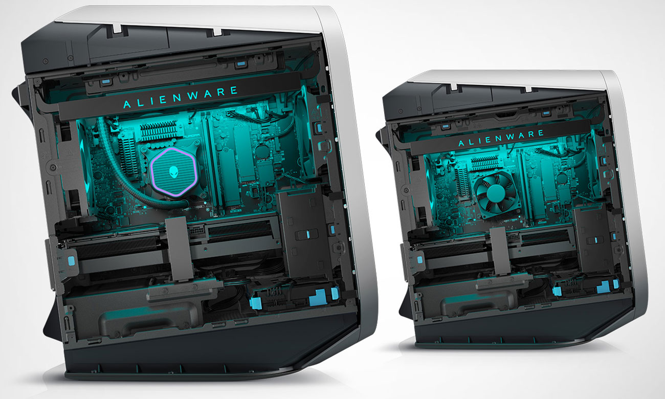 Dell Alienware Aurora R15 wnętrze obudowy