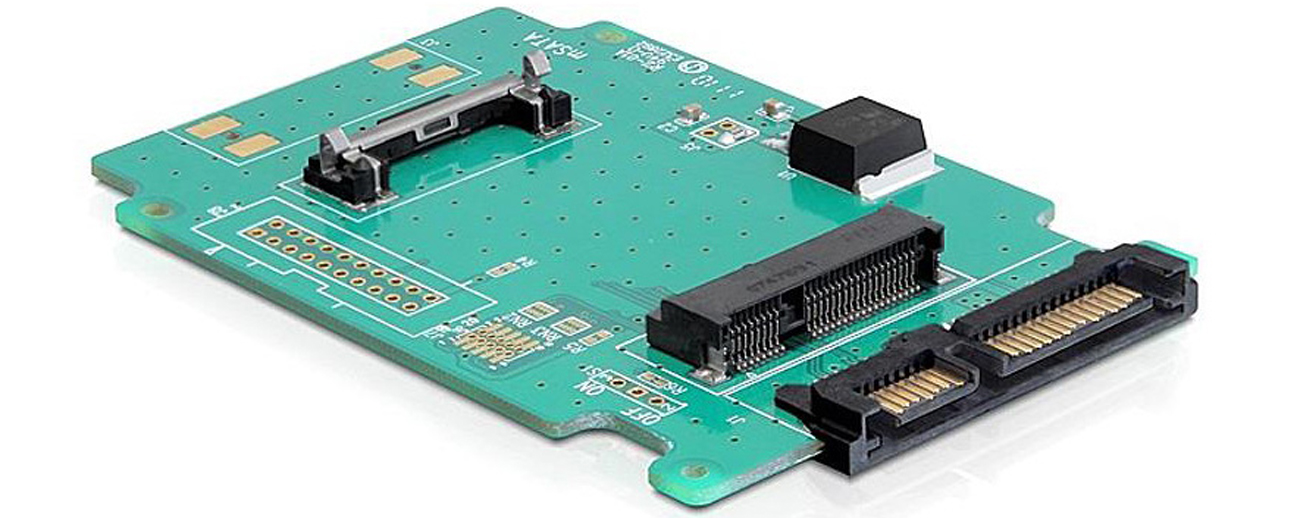 Adapter SATA 22 pin -> mSATA