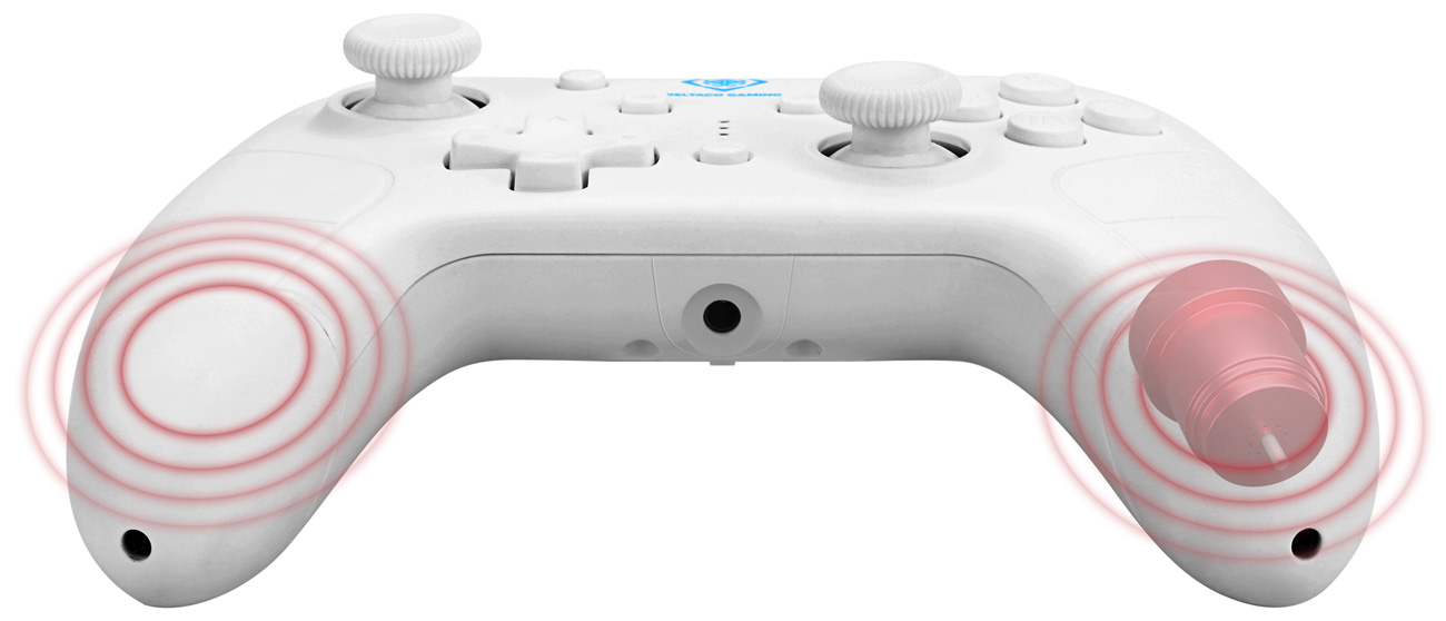 Deltaco GAM-103-W Wireless Controller für Nintendo Switch - Eingebaute Vibrationsmotoren