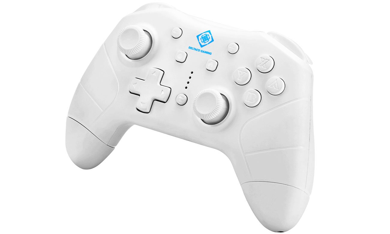 Deltaco GAM-103-W Wireless Controller für Nintendo Switch - Vorderansicht schräg