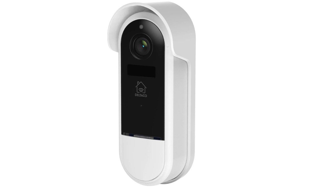Deltaco SMART H WiFi Doorbell camera IP65 weather proof white/silver