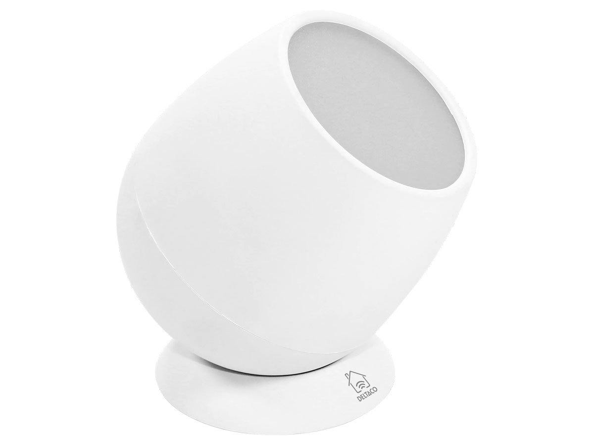 Inteligentna lampa Deltaco WAKE-UP SH-LA01 - Widok od przodu pod kątem