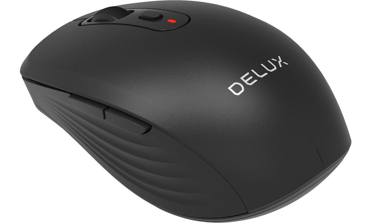 Bezprzewodowa mysz optyczna Delux M519GD Czarna - Widok od góry