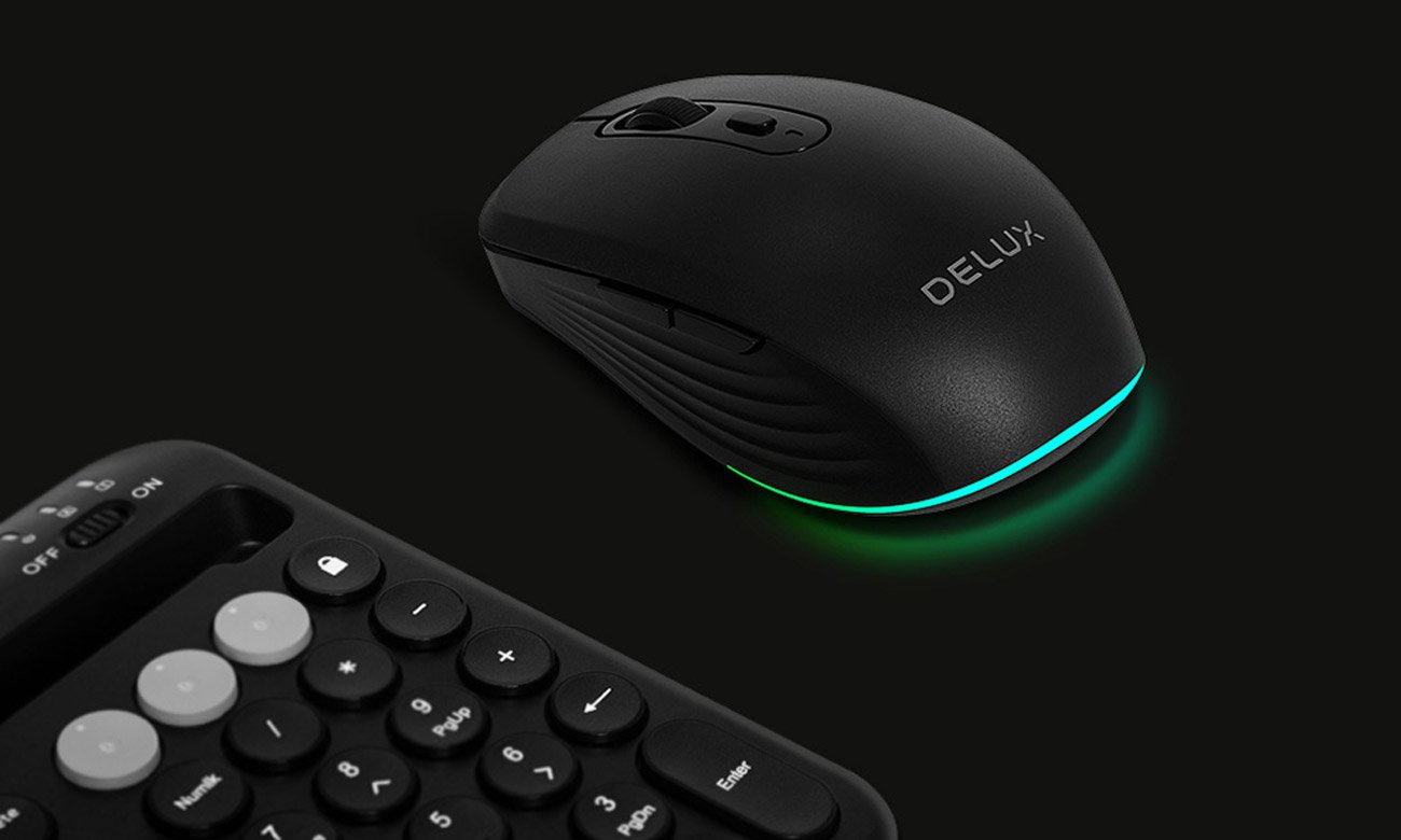 Delux M523DB widok z góry pod kątem