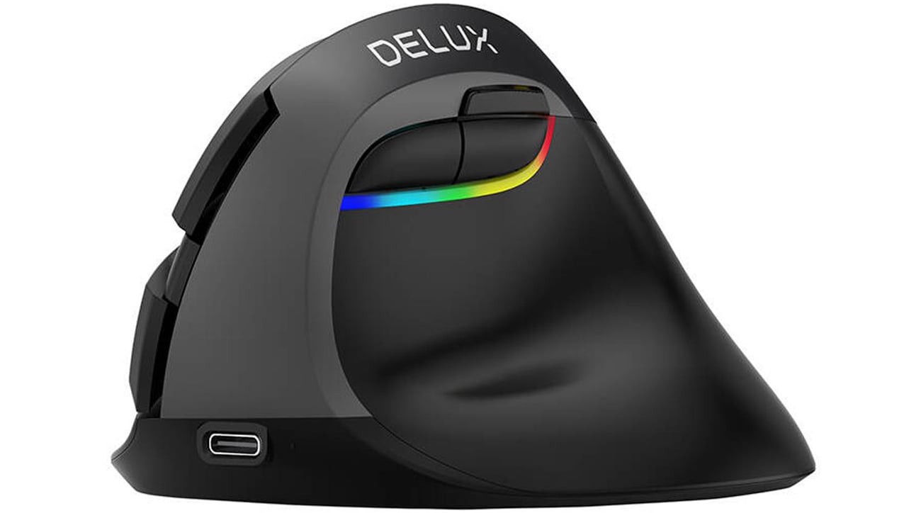 Delux M618Mini podświetlenie RGB