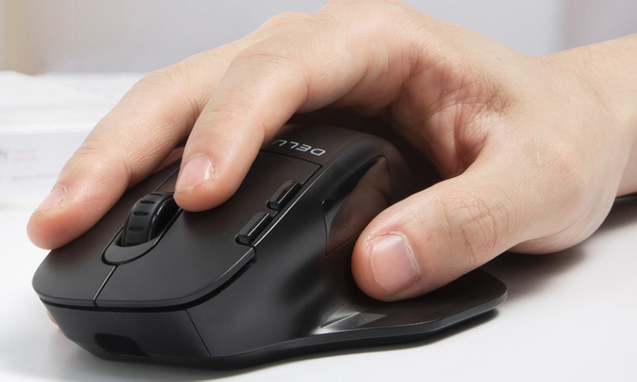 Mysz bezprzewodowa Delux M912DB - Ergonomiczna konstrukcja