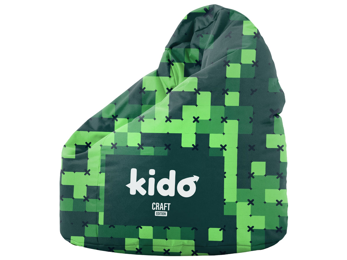 Pufa dla dzieci Kido by Diablo Craft Edition - Widok ogólny