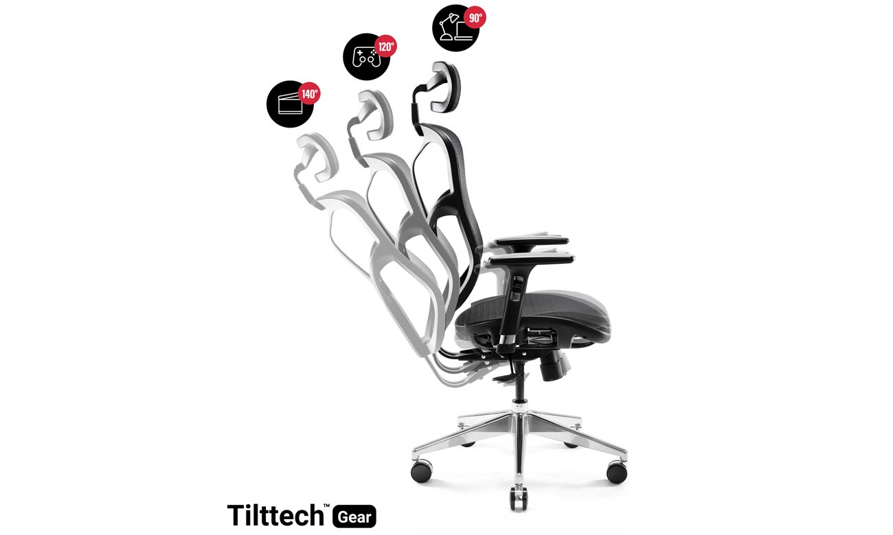 Diablo Chairs VBasic Czarny Fotele ergonomiczne Sklep komputerowy