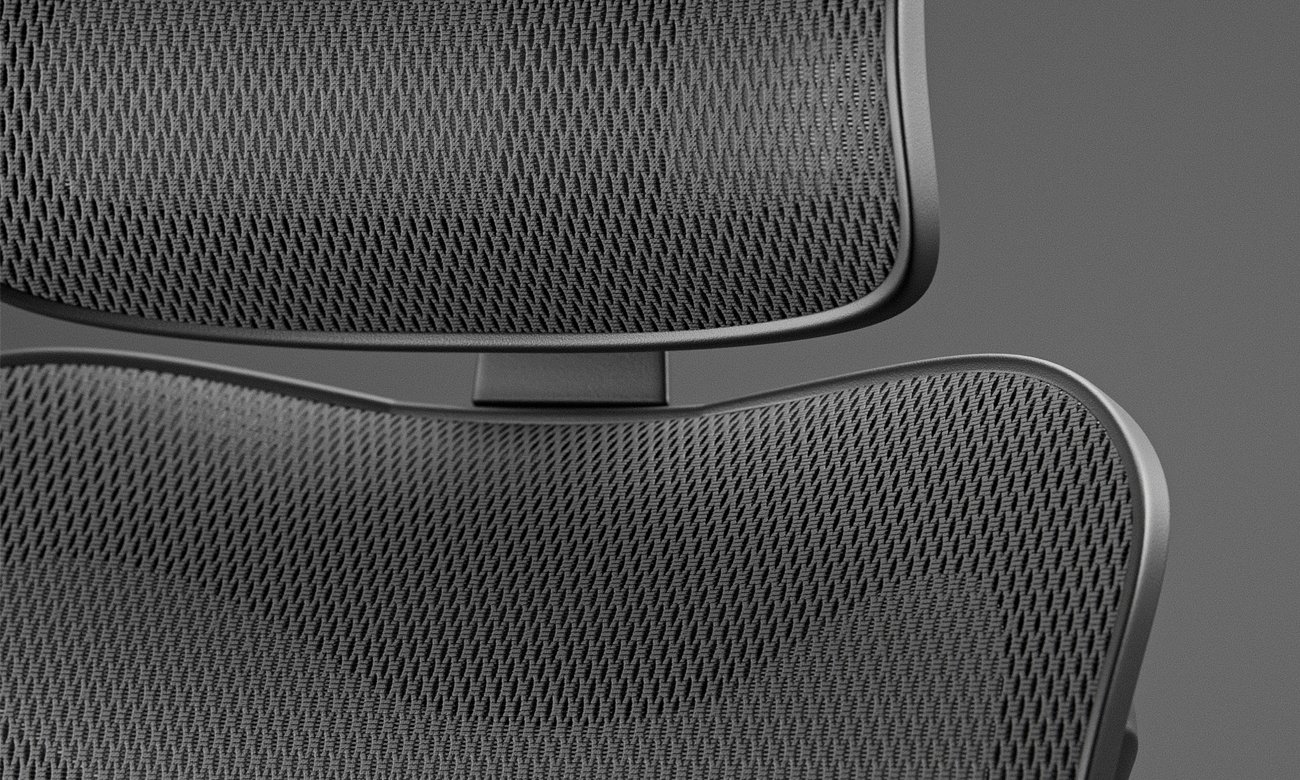 Fotel biurowy Diablo Chairs V-Commander Czarno-szary - Oddychająca siatka V-Mesh