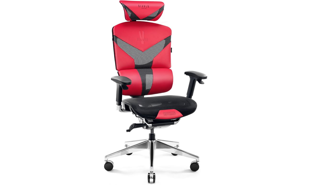 Fotel biurowy Diablo Chairs V-DYNAMIC karmazynowy