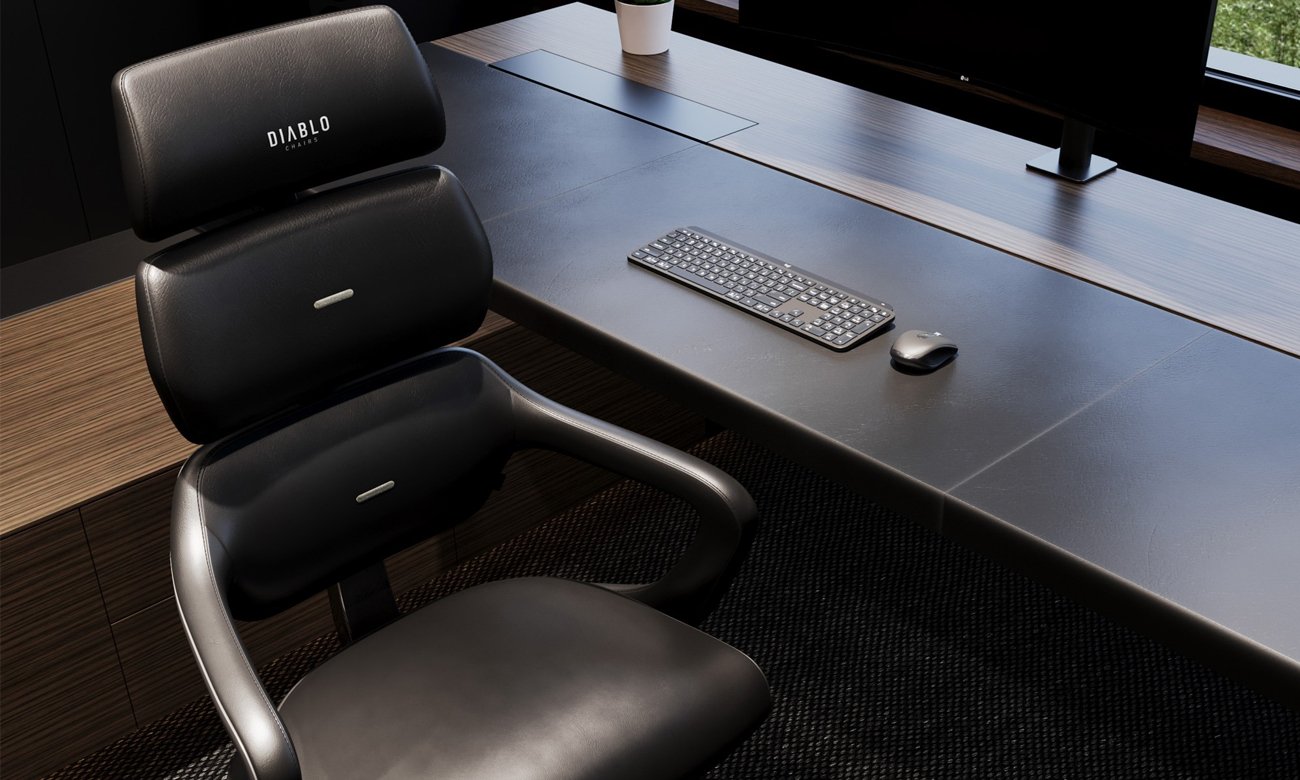 Fotel do gabinetu Diablo Chairs V-Modular Carbon Black - Grafika lifestyle