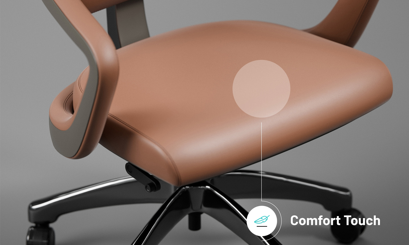 Fotel do gabinetu Diablo Chairs V-Modular Sugar Brown - Grafika lifestyle