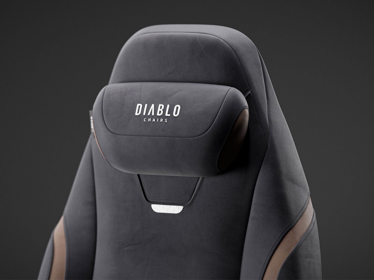 Diablo Chairs X-EYE 2.0 Normal Size czarny skóra ekologiczna