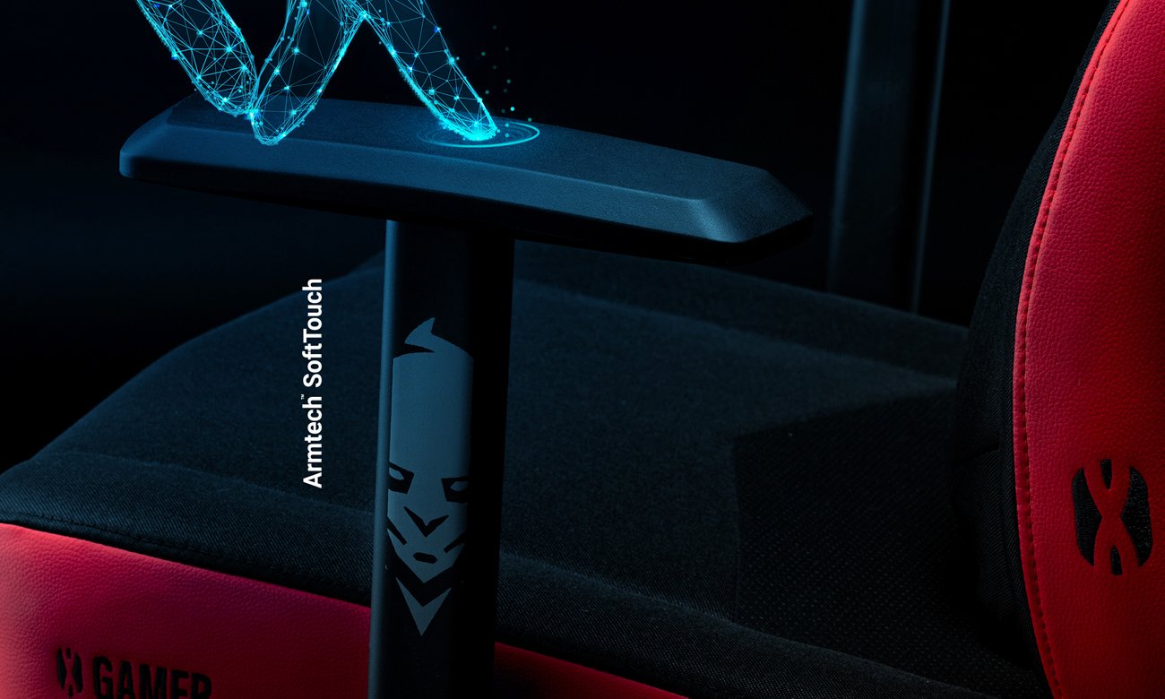 Fotel gamingowy Diablo Chairs X-Gamer 2.0 Czarno-czerwony - Grafika lifestyle