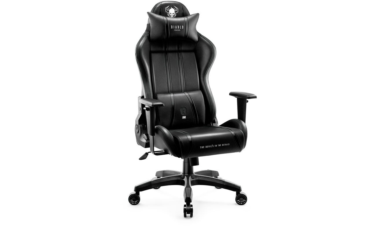 Fotel gamingowy dla dziecka Diablo Chairs X-One 2.0 Kids Size czarny