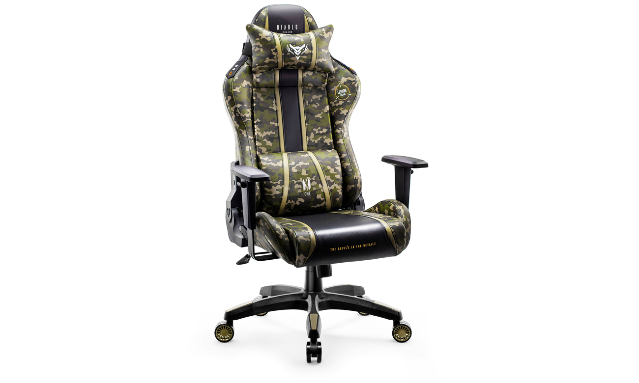 Fotel gamingowy Diablo Chairs  X-One 2.0 Legion - Widok od przodu pod kątem