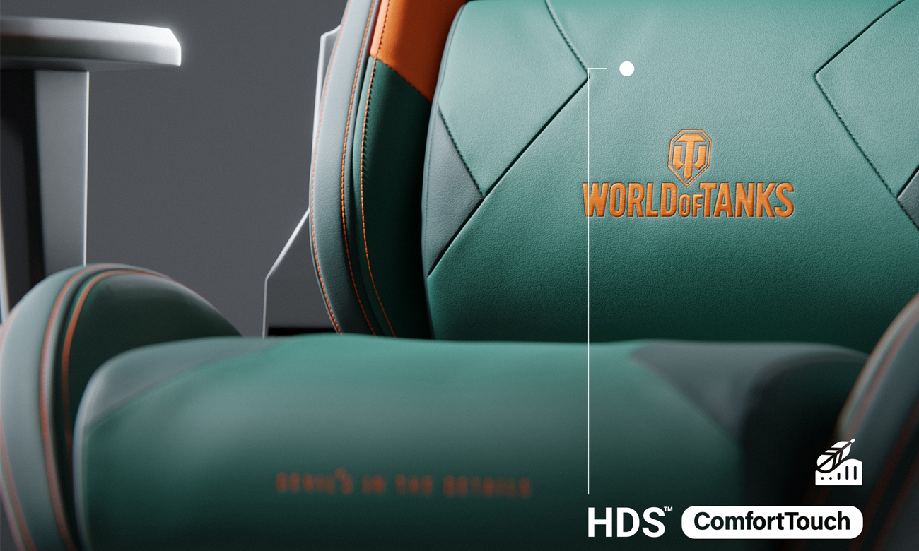 Fotel gamingowy Diablo Chairs X-One 2.0 World of Tanks - Wygoda użytkowania