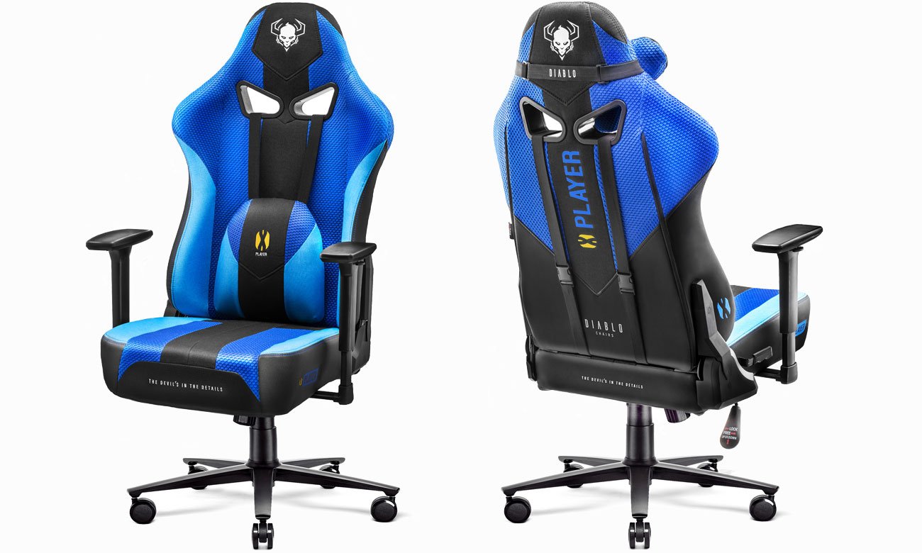 Fotel gamingowy Diablo Chairs X-Player 2.0 King Size Frost Black