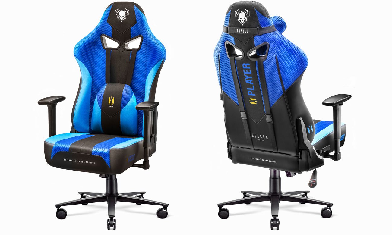 Fotel gamingowy Diablo Chairs X-Player 2.0 Frost Black