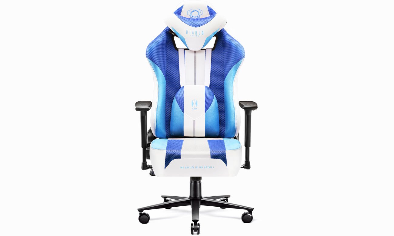 Diablo Chairs X-Player 2.0 Frost White widok z przodu