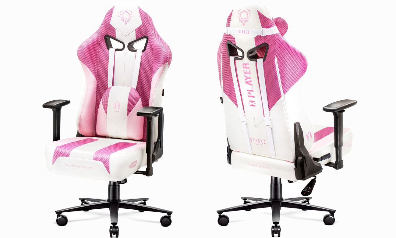 Fotel gamingowy Diablo Chairs X-Player 2.0 Marshmalow Pink