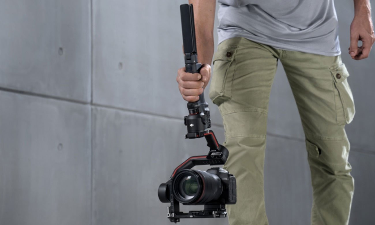 Stabilizator do aparatu DJI RS 3 Combo sterowanie