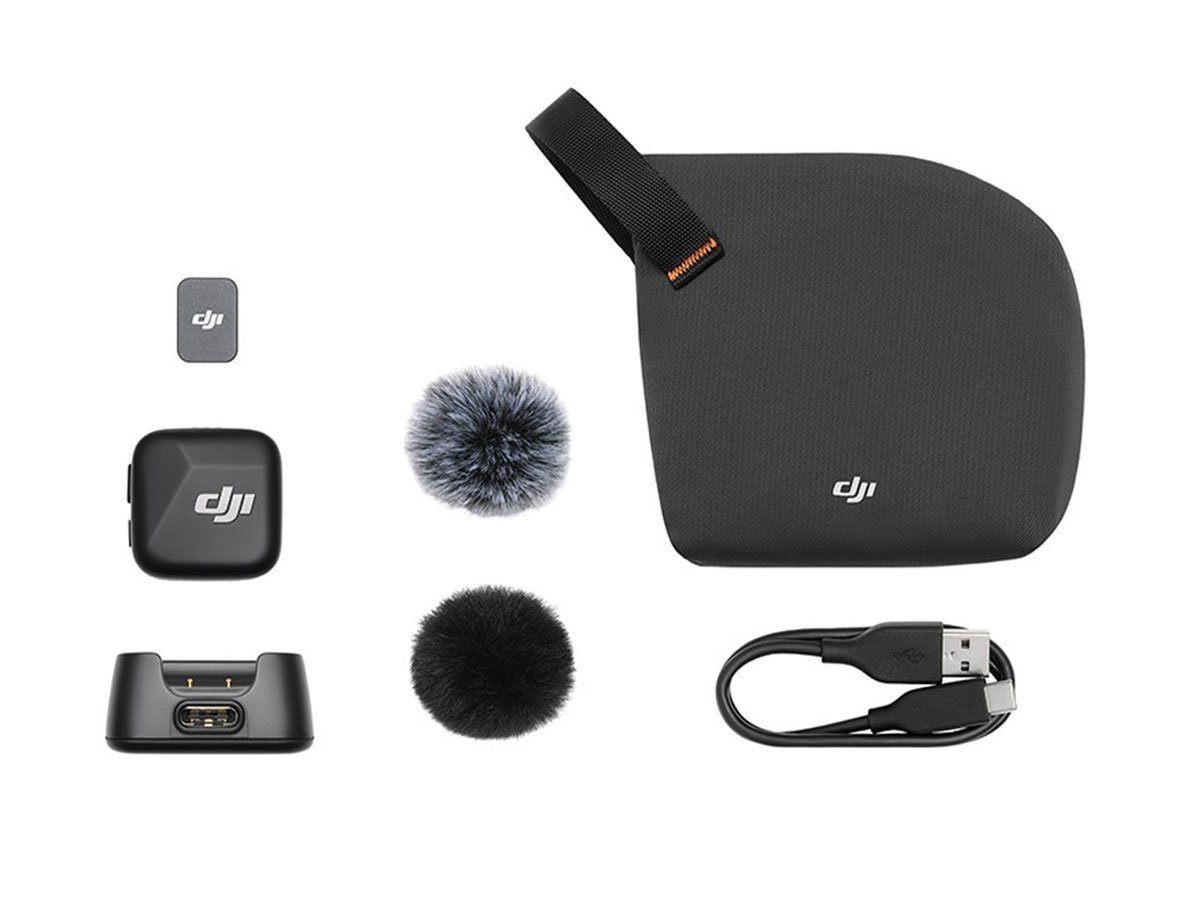 Zawartość zestawu DJI Mic Mini Infinity Black