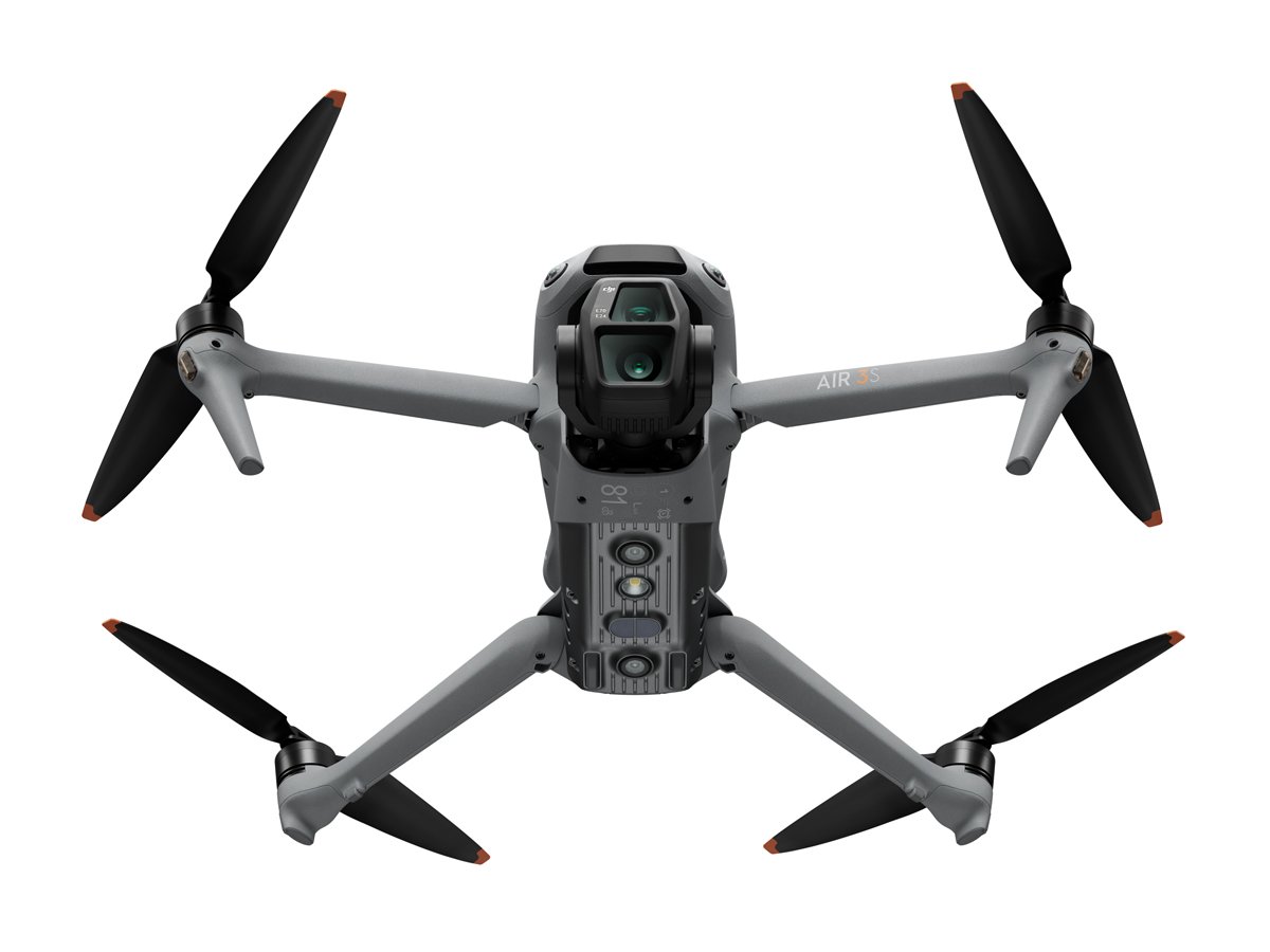 Dron DJI Air 3S - Widok od dołu