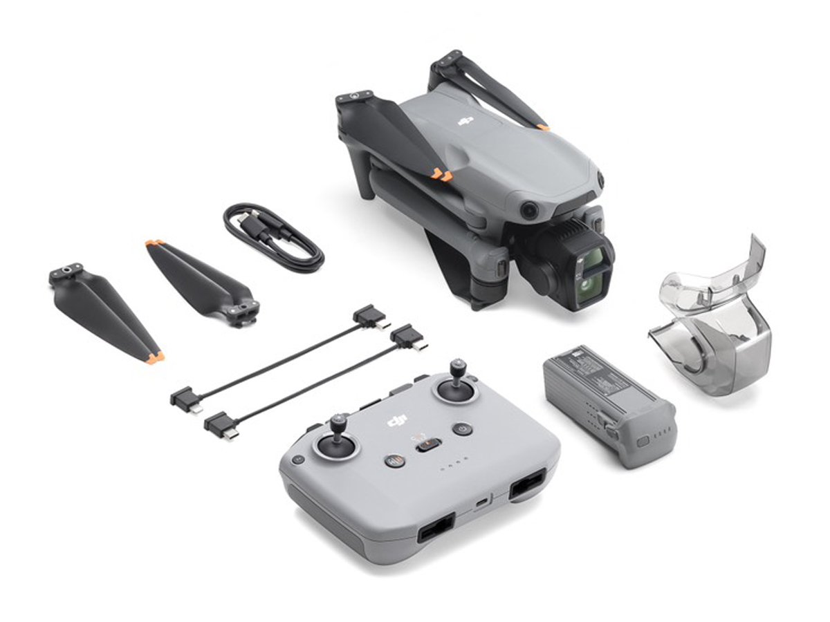 Zawartość zestawu podstawowego DJI Air 3S