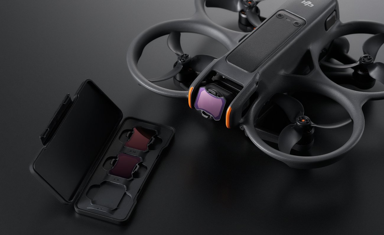 Zestaw filtrów ND DJI do drona Avata 2 (ND8/16/32) - Grafika lifestyle