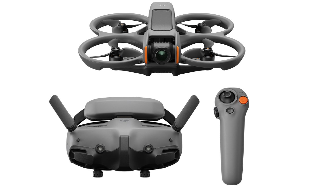 Dron DJI Avata 2 Fly More Combo (z jednym akumulatorem) - Grafika
