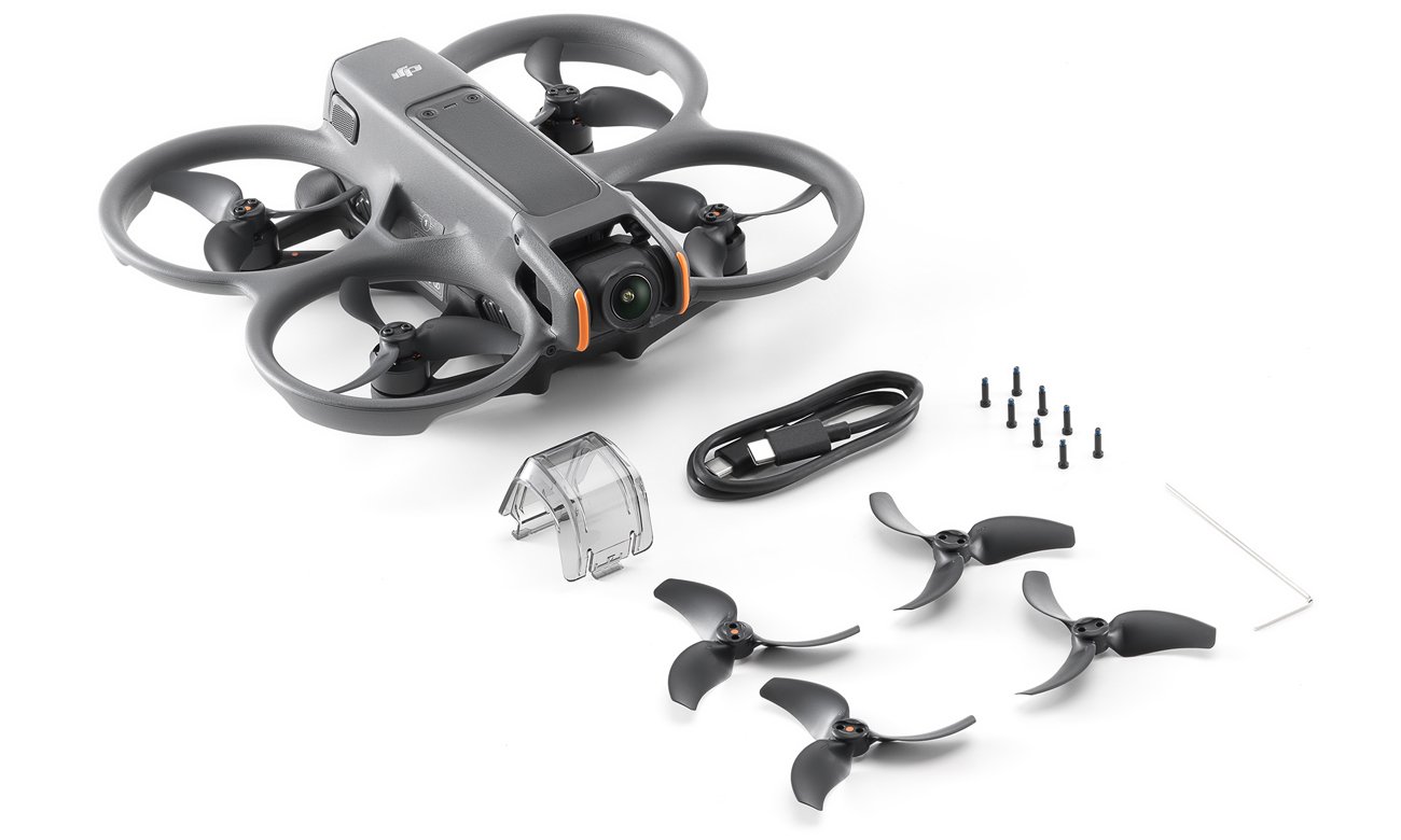 Zawartość zestawu DJI Avata 2 (bez kontrolera)