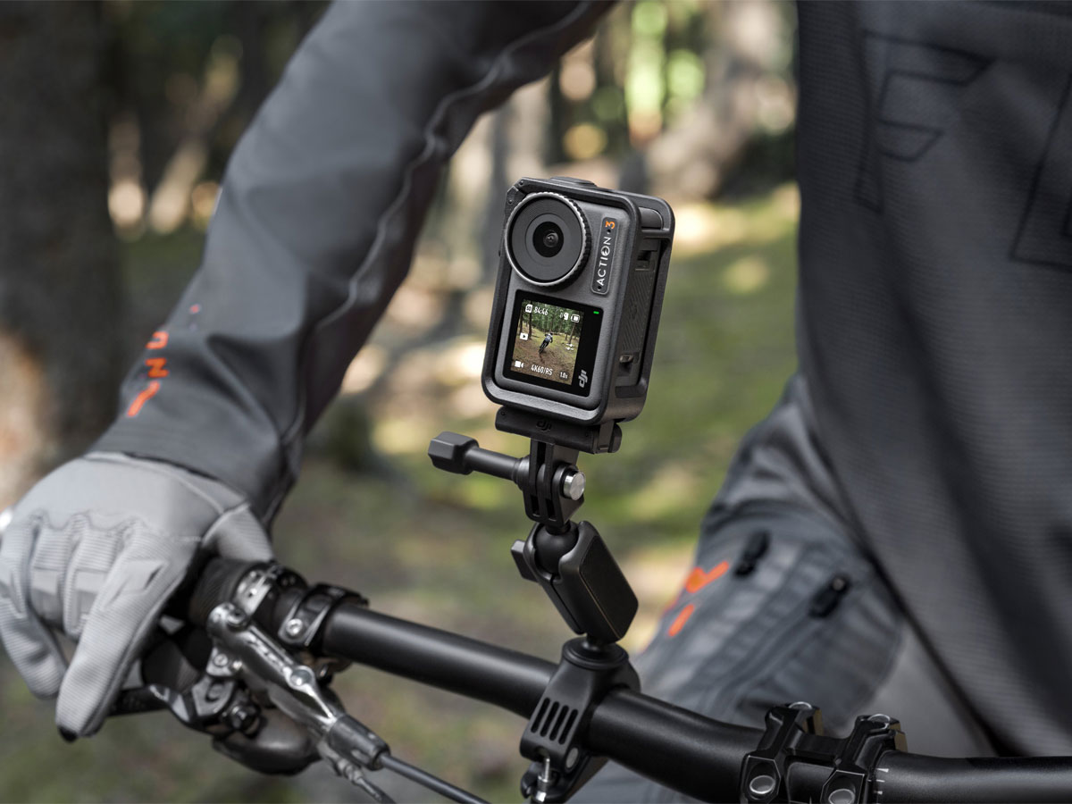 DJI Osmo Action mocowanie na kierownicę