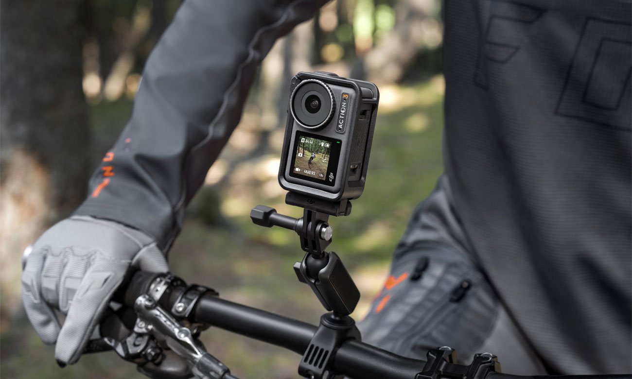 DJI Osmo Action mocowanie na kierownicę