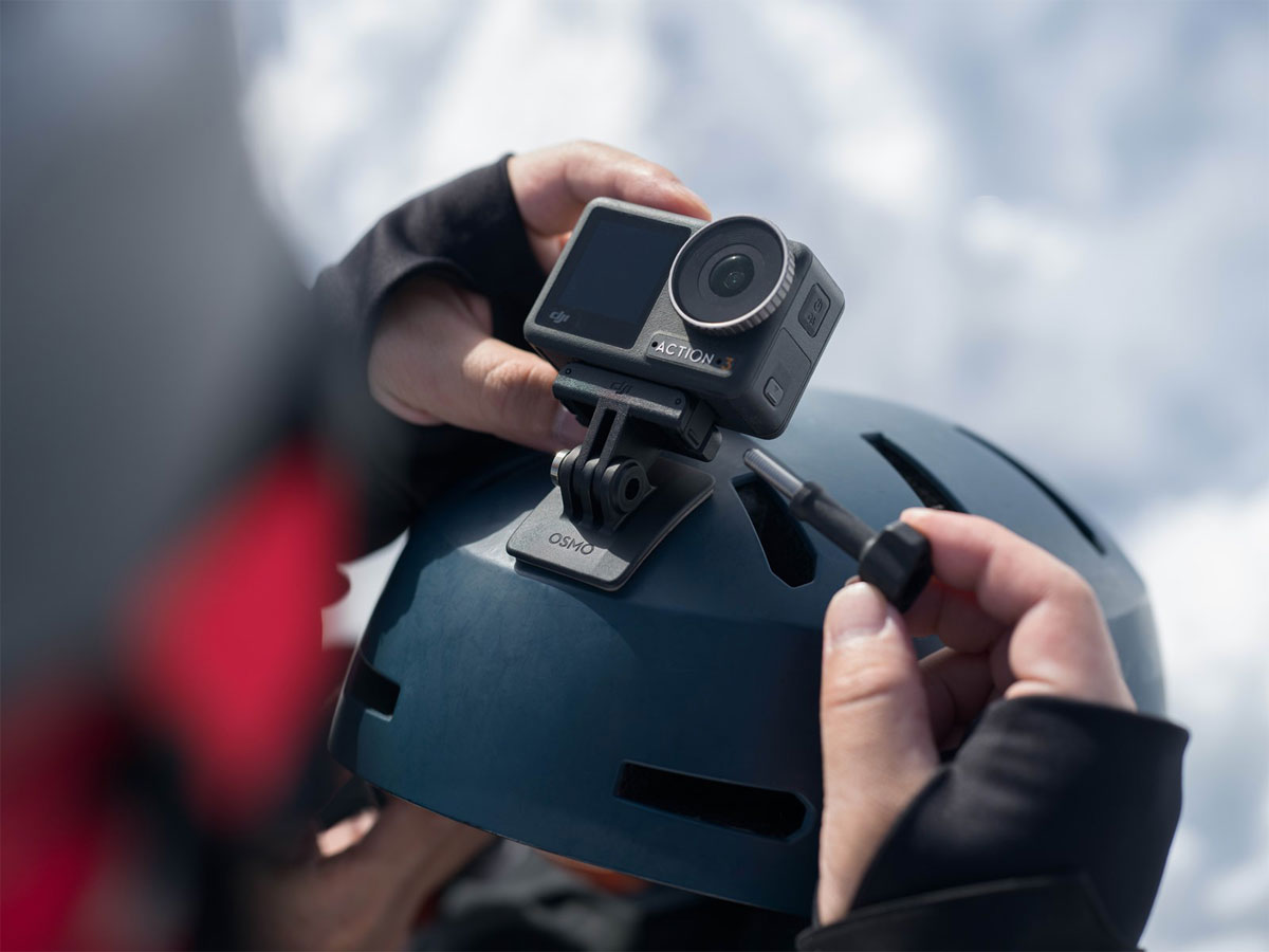 DJI Osmo Action mocowanie samoprzylepne