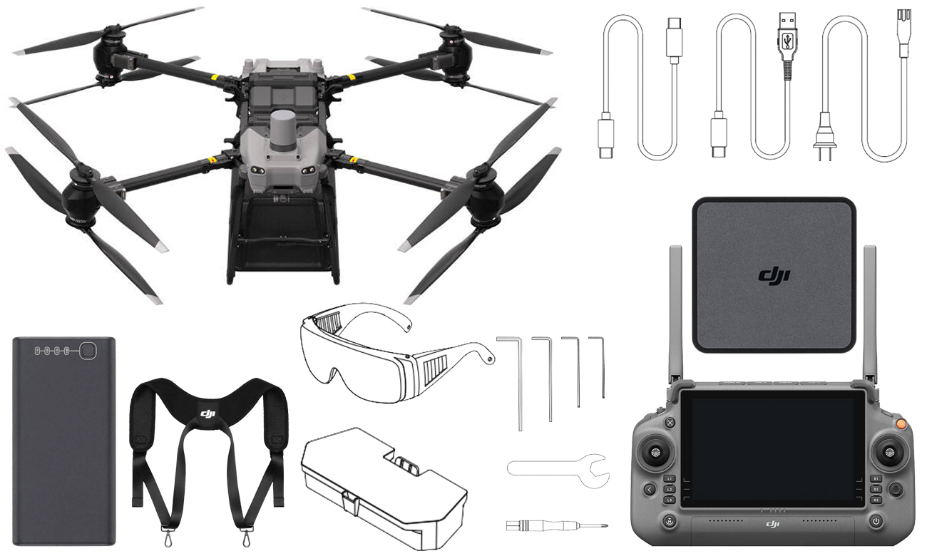 Zawartość zestawu drona DJI FlyCart 30