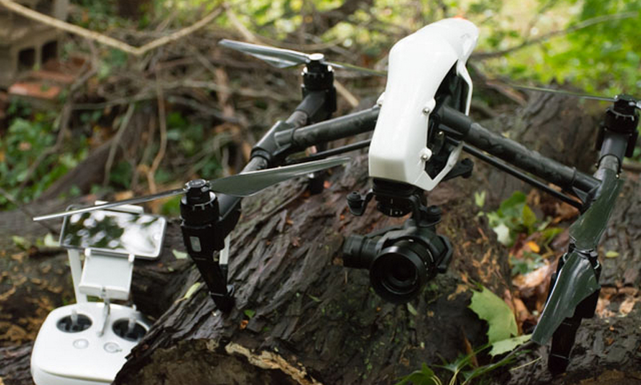 DJI Inspire 1 PRO w terenie