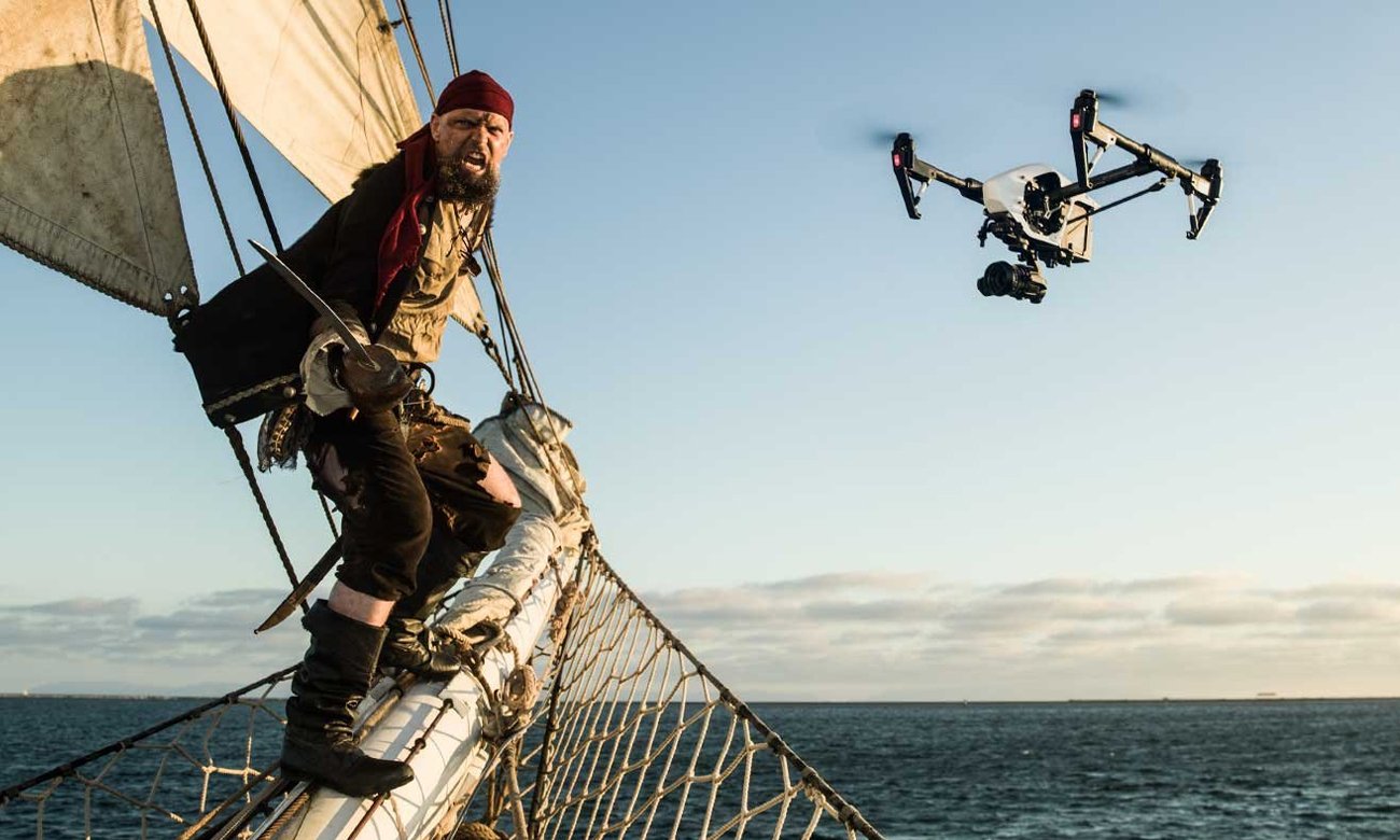 DJI Inspire 1 PRO filmowanie z powietrza