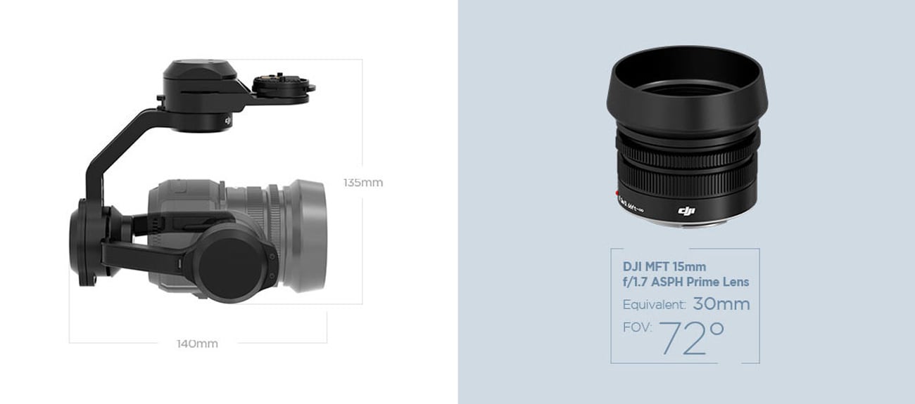 DJI Inspire 1 PRO stabilizacja