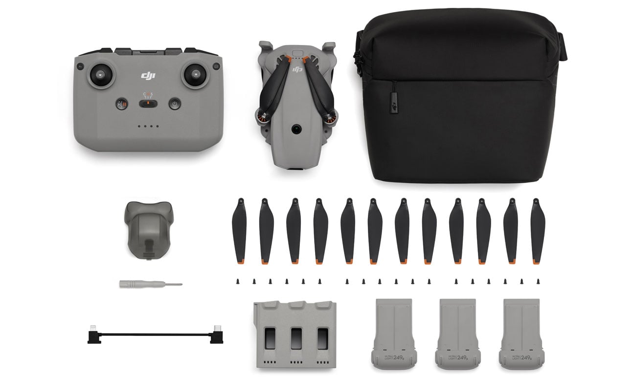 Zawartość DJI Lito X1 Fly More Combo (DJI RC-N3)