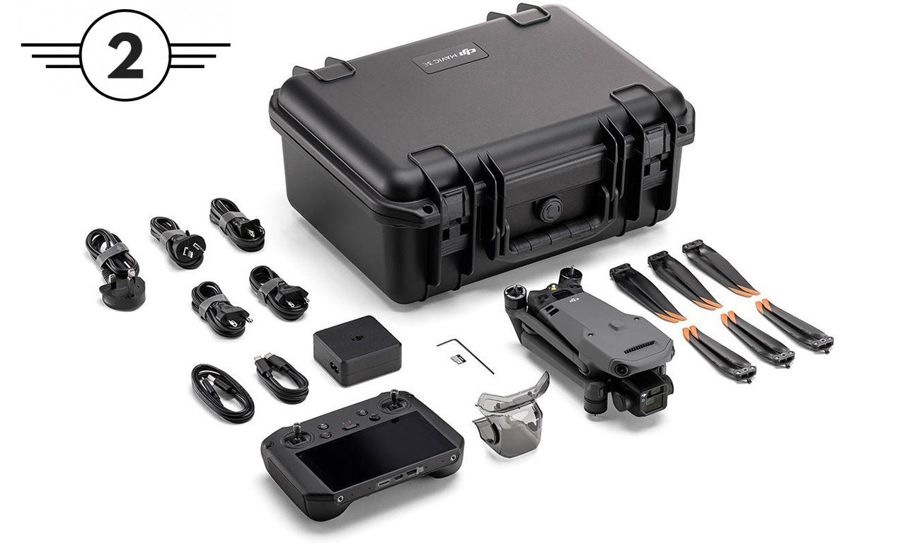 Dron DJI Mavic 3 Enterprise - Zawartość zestawu DJI Mavic 3 Enterprise